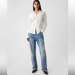 Gap button up thick soft cotton mix size xl